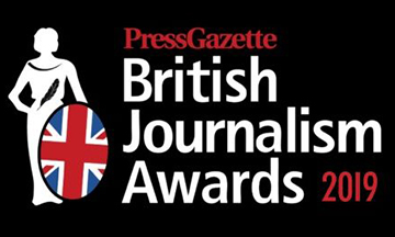 British Journalism Awards 2019 winners announced 